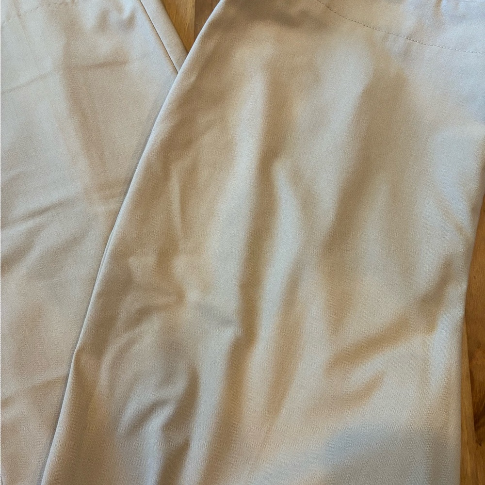 Talbots Classic Khaki Hollywood Pants - Picture 2 of 11